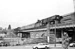 01 503 (Bw Erfurt P) fährt mit dem D 129 "Sassnitz-Express" (München - Malmö) durch Berlin Lehrter Bf. Mit dem Neubau des Berliner Hauptbahnhofs blieb hier kein Stein mehr auf dem anderen. (05.1967) <i>Foto: Jürgen Hagemann</i>