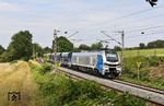 RP 2159 234 als Schlusslok am Bauz 92683 nach Wuppertal Hbf mit einer Verspätung von 492 Minuten bei Haan-Ellscheid. (07.07.2026) <i>Foto: Joachim Bügel</i>