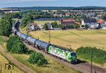 RheinCargo 192 034 mit DGS 52529 nach Ulm bei Westerstetten. (03.07.2026) <i>Foto: Joachim Schmidt</i>