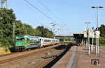 Time To Say Goodbye: 101 039 mit dem letzten IC 2012 von Oberstdorf nach Dortmund in Leverkusen-Rheindorf. Auch zum Abschluss wollte der Zug wohl nochmals einen Rekord aufstellen. Die Verspätung betrug satte 112 Minuten. Und falls sich jemand wundert: Der Wagenpark wurde nicht unterwegs auf wundersame Weise gereinigt. Den Schmierfinken bieten wir aber hier keine Plattform. (09.07.2026) <i>Foto: Joachim Bügel</i>