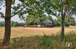 Die Nachmittagstour der 86 1744 mit Schlusslok V 36 005 nach Hoya bei Stapelshorn. (30.07.2026) <i>Foto: Atijana Schmidt</i>