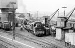 93 896 mit 01 195 im Bw Aachen Hbf. (04.1960) <i>Foto: Ernst Winter</i>