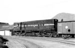Diesellok 168 der Ferrocarilles Ecuatorianos (G-Q&C), eine dieselektrische Co´Co´-Lok von Escalduna Buques, Lic. Alco Madrid mit 800 PS, im Bahnhof Quito. (09.12.1971) <i>Foto: Jörg Schulze</i>