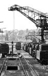 Loktreffen im Bw Heilbronn mit 064 289, 064 438, 023 035, 023 019 und 023 028. (10.07.1971) <i>Foto: Burkhard Wollny</i>