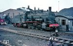55 3631 in ihrer Heimat-Dienststelle Bw Bebra. Als vorletzte Vertreterin der preußischen G 8¹ in Bebra wurde sie hier am 4. Juli 1963 z-gestellt. (10.1962) <i>Foto: Rolf Hahmann</i>