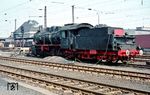 55 5517 (Bw Hamm G) im Heizlokeinsatz im Bahnhof Hamm (Westf). (03.1962) <i>Foto: Rolf Hahmann</i>