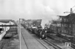 55 5532 bedient die Gleisanschlüsse an der Dortmunderstraße in Bremen-Neustadt.  (1963) <i>Foto: Jürgen Hagemann</i>
