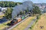 99 4011 beschleunigt den P 108 nach Lauterbach aus Baabe. (25.08.2026) <i>Foto: Joachim Schmidt</i>