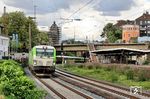193 436 mit dem umgeleiteten FLX 1324 (Berlin - Köln) in Wuppertal-Steinbeck. (28.08.2026) <i>Foto: Wolfgang Bügel</i>