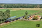 65 018 (Krauss-Maffei, Baujahr 1956) auf der VSM-Museumsstrecke bei Loenen. (05.09.2026) <i>Foto: Joachim Schmidt</i>