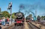 Hochbetrieb im Bahnhof Beekbergen während der Veranstaltung "Terug naar Toen" mit 23 023, 01 1075, 23 076 und 52 8139. (06.09.2026) <i>Foto: Joachim Schmidt</i>