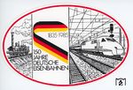 1985 feierte die DB unter dem Titel "150 Jahre Deutsche Eisenbahnen" das Jubiläumsjahr. Den zeitlichen Bezugspunkt bildete die Eröffnung der ersten Bahnstrecke in Deutschland von Nürnberg nach Fürth am 7. Dezember 1835. Von Mai bis August 1985 fand auf dem Gelände eines stillgelegten Eisenwalzwerks nahe des Bahnhofs Nürnberg Ost eine große Jubiläumsausstellung statt. Sie zog etwa eine halbe Million Besucher an. Zudem durften über den Sommer erstmals wieder Dampflokomotiven auf Staatsbahngleisen mit historischen Sonderzügen verkehren. An sechs Tagen an drei Septemberwochenenden fand im Bahnhof Nürnberg-Langwasser eine Fahrzeug-Parade mit Zugkompositionen aus verschiedenen Eisenbahnepochen statt. Den Abschluss des Jubiläumsjahres bildete vom 3. bis 13. Oktober 1985 eine große Fahrzeugschau auf dem ehemaligen Rangierbahnhof Bochum-Dahlhausen. Etwa 300.000 Menschen besuchten die Veranstaltung auf dem rund 168.000 m² großen Ausstellungsgelände. Und was machte die DB AG zum 175-jährigen Jubiläum? Außer einem Festakt im Schauspielhaus Nürnberg und ein paar Fahrten mit dem "Adler" - nichts! Nur mit Unterstützung der Bundesländer Rheinland-Pfalz und Saarland sowie dem Zusammenwirken einer großen Zahl von Museumseisenbahnen und Eisenbahnfreunden konnte noch ein ansprechendes Programm auf die Beine gestellt werden. (1985) <i>Foto: Karsten Risch</i>