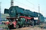 Die spätere Treuchtlinger Denkmallok 01 220 während ihrer Nürnberger Planzeit im Bw Stuttgart. (09.1965) <i>Foto: Rolf Hahmann</i>