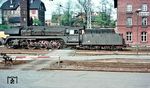 01 517 (Bw Erfurt) rückt in das Bw Bebra ein. (14.05.1964) <i>Foto: Rolf Hahmann</i>