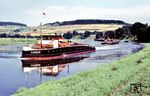 Schlepper "Hameln" auf der Weser bei Karlshafen. (08.1961) <i>Foto: Detlev Luckmann</i>