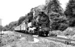 93 1195 vom Bw Limburg (Lahn) mit dem nur sonntags verkehrenden P 3424 (Bad Schwalbach - Wiesbaden) bei Eiserne Hand.  (02.08.1964) <i>Foto: Gerhard Röder</i>