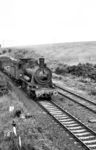 56 684 (Bw Bebra) rollt mit einem Güterzug am Abzweig Fassdorf ihrem Ziel in Bebra entgegen. (11.07.1962) <i>Foto: Gerhard Röder</i>