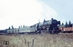 01 081 fährt mit P 1567 nach Köln in Blankenheim (Wald) ein. (13.04.1968) <i>Foto: Harald Vogelsang</i>