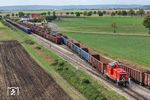 362 407 der BayernBahn GmbH Nördlingen stellt in Dürrenzimmern die Wagen für den Rübenverkehr bereit. (21.09.2026) <i>Foto: Joachim Schmidt</i>