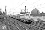 112 502 vom Bw Dortmund Bbf befördert den D 539 (Hamburg-Altona - Köln) in Schwelm. (09.06.1972) <i>Foto: Joachim Bügel</i>
