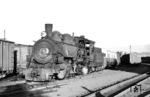 Lok No. 161 der FEGUA (Baldwin, Baujahr 1936) in Guatemala Stadt. (15.11.1971) <i>Foto: Jörg Schulze</i>