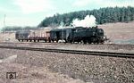 64 384 (Bw Rottweil) rangiert im Bahnhof Neufra (b Rottweil). (03.1965) <i>Foto: Rolf Hahmann</i>