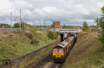 EWS 66132 mit einem leeren Kohlezug aus dem Powerwork Cottam am Eisenbahnkreuz von Retford. (14.04.2012) <i>Foto: Joachim Bügel</i>