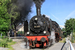38 2267 vom Eisenbahnmuseum Bochum-Dahlhausen auf der Museumsstrecke durchs Ruhrtal in Herbede. (02.06.2011) <i>Foto: Wolfgang Bügel</i>