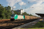 E 186 218 (SNCB 2826) mit einem Güterzug aus Gremberg auf dem Weg nach Belgien im Bahnhof Köln-West. (01.08.2012) <i>Foto: Wolfgang Bügel</i>