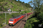 189 030 + 189 040 vor GM 48715 nach Dillingen Hochofen Hütte bei Hatzenport an der Mosel. (01.08.2012) <i>Foto: Joachim Bügel</i>