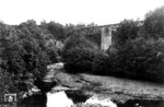 Die Eisenbahnbrücke über die Walsch bei Mehlsack, an der Strecke Allenstein - Wormditt - Mehlsack - Zinten - Königsberg (Pr).  (1937) <i>Foto: RVM</i>