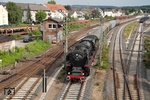 01 150 auf Überführungsfahrt von Hanau nach Bielefeld auf der Sennebahn in Paderborn-Nord. (06.08.2013) <i>Foto: Joachim Schmidt</i>