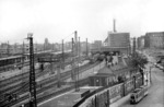 Blick vom Stellwerk "Dhf" auf den Dortmunder Hauptbahnhof. (27.05.1962) <i>Foto: Willi Marotz</i>