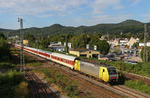 MRCE ES 64 F4-015 (189 915) mit Autozug AZ 1350 (Düsseldorf - Narbonne) in Bad Honnef. (16.08.2013) <i>Foto: Joachim Bügel</i>