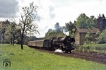 03 2002 wurde am 17. Juli 1930 von Borsig (Berlin) an die Reichsbahn ausgeliefert. Auch 47 Jahre später war sie mit P 3807 nach Görlitz bei Dresden-Klotzsche noch im Einsatz. (13.05.1977) <i>Foto: Wolfgang Bügel</i>