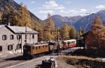 Ankunft des Sonderzuges in der Station Spinas. (16.10.1988) <i>Foto: Ulrich Neumann</i>