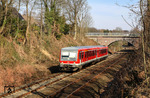 928/628 527 unterwegs als RB 30789 zwischen Solingen-Schaberg und Solingen-Mitte. (26.03.2013) <i>Foto: Wolfgang Bügel</i>