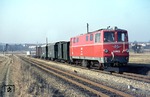 ÖBB 2095.12 mit GmP 71436 nach Heidenreichstein bei Gmünd in Niederösterreich. (07.02.1976) <i>Foto: Peter Schiffer</i>