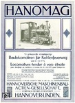 Werbung für eine 20 PS Baulokomotive, die auf den Namen "Spuntema" hörte und nach Italien geliefert wurde. Interessant ist der Hinweis, dass diese Loks, auch in größerer Anzahl, "ab Lager" gekauft werden können. (1910) <i>Foto: Hanomag, Slg. Johannes Glöckner</i>