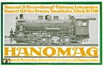 Mitten im 1. Weltkrieg war HANOMAG bereits bei der 7.500. Lokomotive angekommen, die hier beworben wird. Es handelt sich um die pr. G 8.1 "5239 Münster", die spätere 55 3310. (1915) <i>Foto: Hanomag, Slg. Johannes Glöckner</i>