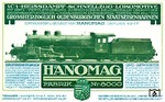 Im Januar 1917 wurde 8000. HANOMAG-Lok in Form der old. S 10 "266 Oldenburg" abgeliefert. Obwohl sie nach dem Umzeichnungsplan der Reichsbahn als "16 001" vorgesehen war, wurde sie zuvor ausgemustert und hat diese Nummer wohl nie erhalten. Unruhiger Lauf, Kesselschwierigkeiten und eine ungünstige Lastverteilung bewogen wohl die Reichsbahn, die insgesamt 3 gebauten Maschinen nicht zu übernehmen - auf neudeutsch waren sie ein Flop. (01.1917) <i>Foto: Hanomag, Slg. Johannes Glöckner</i>