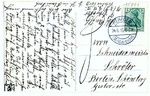 Rückseite der von der Militärbahn Rehagen am 24. Juni 1913 abgestempelten Postkarte zum Bild-Nr. 17587. (1913) <i>Foto: Slg. Johannes Glöckner</i>