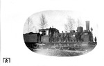 Ein Motiv ohne jegliche Angaben zeigt die pr. G 4.2 ("Trier 3821") beim Militärbahneinsatz in Brest. Die Lok (Henschel 5051/1899) wurde noch als 53 021 von der Reichsbahn übernommen und 1928 ausgemustert. (1915) <i>Foto: Slg. Johannes Glöckner</i>
