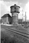 Wasserturm des Bw Coesfeld. (1957) <i>Foto: Willi Marotz</i>
