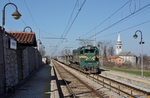 SZ 664-104 mit einem Güterzug Richtung Borovnica in Povir. (09.03.2014) <i>Foto: Stefan Jurasovits   </i>
