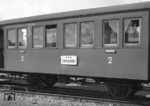 1000mm Schmalspurwagen (043 Kar) für Schwerbeschädigte im Bahnhof Mudau. (08.1963) <i>Foto: Heinz Hangarter</i>