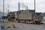 Die 1942 von den Skodawerken in Pilsen gebaute 50 1922 (ab 1968: 051 922-3) war bis 16.05.1975 im Einsatz, zuletzt beim Bw Saarbrücken. Aufnahme im bw Ehrang. (14.04.1973) <i>Foto: Wolfgang Bügel</i>