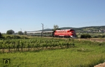MAV 2761 017 mit Zug 94451 von Mürzzuschlag nach Budapest zwischen Müllendorf und Wulkaprodersdorf. (08.06.2014) <i>Foto: Stefan Jurasovits   </i>