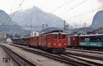 Deh 4/6 903 mit einem Regionalzug im Bahnhof Meiringen. (15.06.1990) <i>Foto: Ulrich Neumann</i>