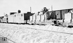 Ein getarnter Panzerzug im Wintereinsatz in der von der deutschen Wehrmacht besetzten Sowjetunion. (1942) <i>Foto: RVM</i>